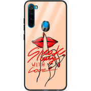 Защитный чехол BoxFace Glossy Panel Xiaomi Redmi Note 8 Speak Only Whith Love