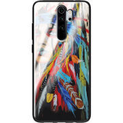 Защитный чехол BoxFace Glossy Panel Xiaomi Redmi Note 8 Pro Feather Girl