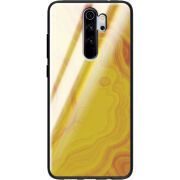 Защитный чехол BoxFace Glossy Panel Xiaomi Redmi Note 8 Pro Yellow Marble