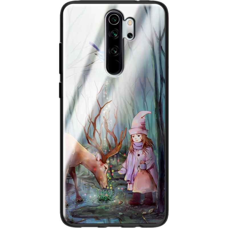 Защитный чехол BoxFace Glossy Panel Xiaomi Redmi Note 8 Pro Girl And Deer