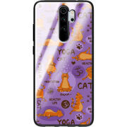 Защитный чехол BoxFace Glossy Panel Xiaomi Redmi Note 8 Pro Yoga Cat