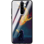 Защитный чехол BoxFace Glossy Panel Xiaomi Redmi Note 8 Pro Kitten And Fish