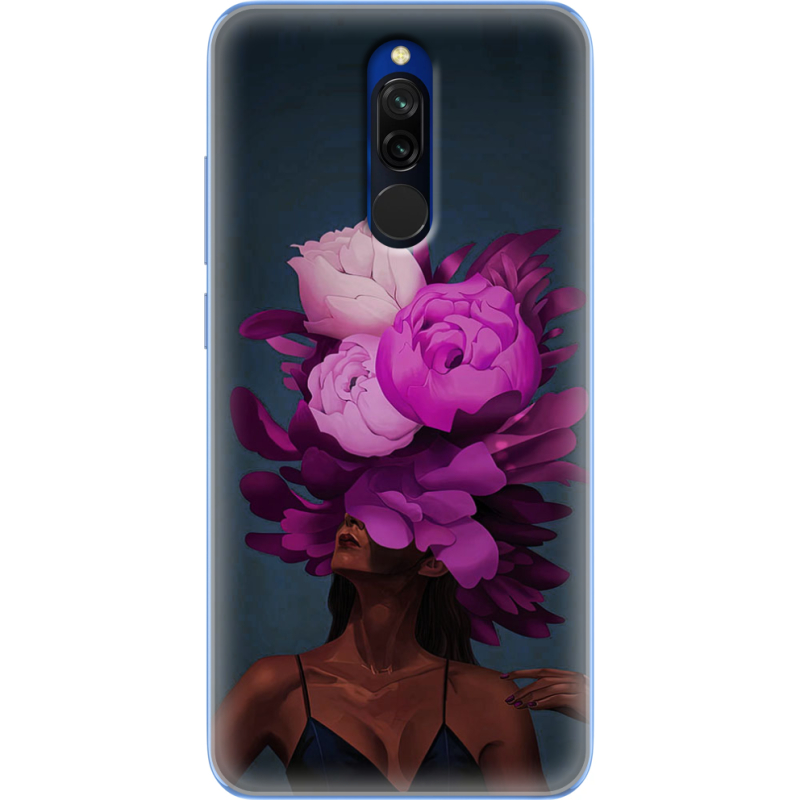 Чехол Uprint Xiaomi Redmi 8 Exquisite Purple Flowers