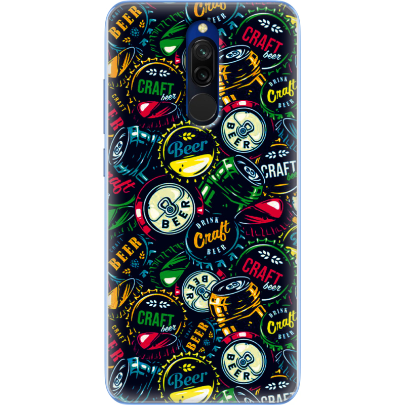 Чехол Uprint Xiaomi Redmi 8 Bottle Caps