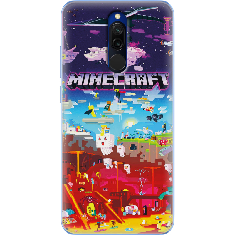 Чехол Uprint Xiaomi Redmi 8 Minecraft World Beyond
