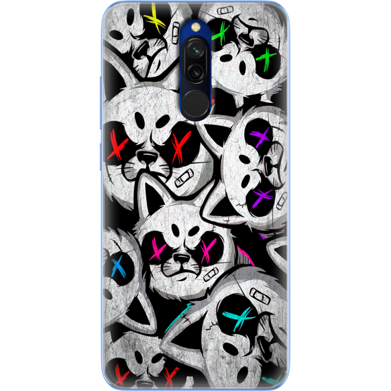 Чехол Uprint Xiaomi Redmi 8 Monster meow