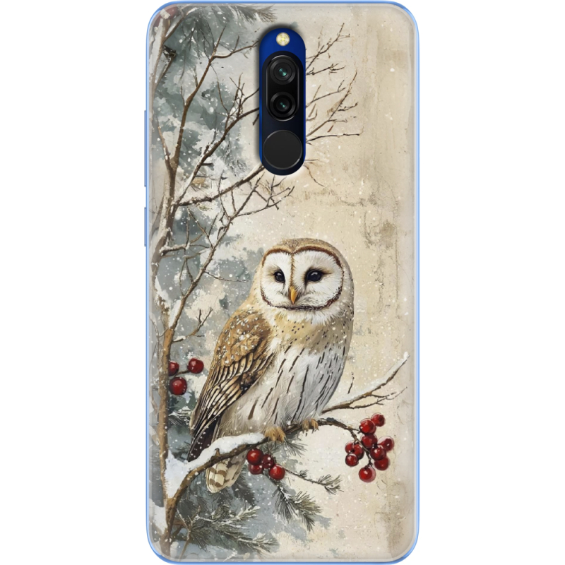 Чехол Uprint Xiaomi Redmi 8 Christmas Owl