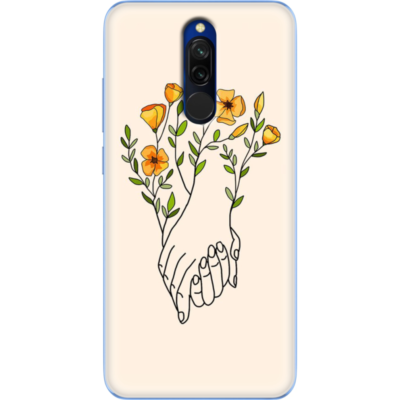 Чехол Uprint Xiaomi Redmi 8 Flower Hands