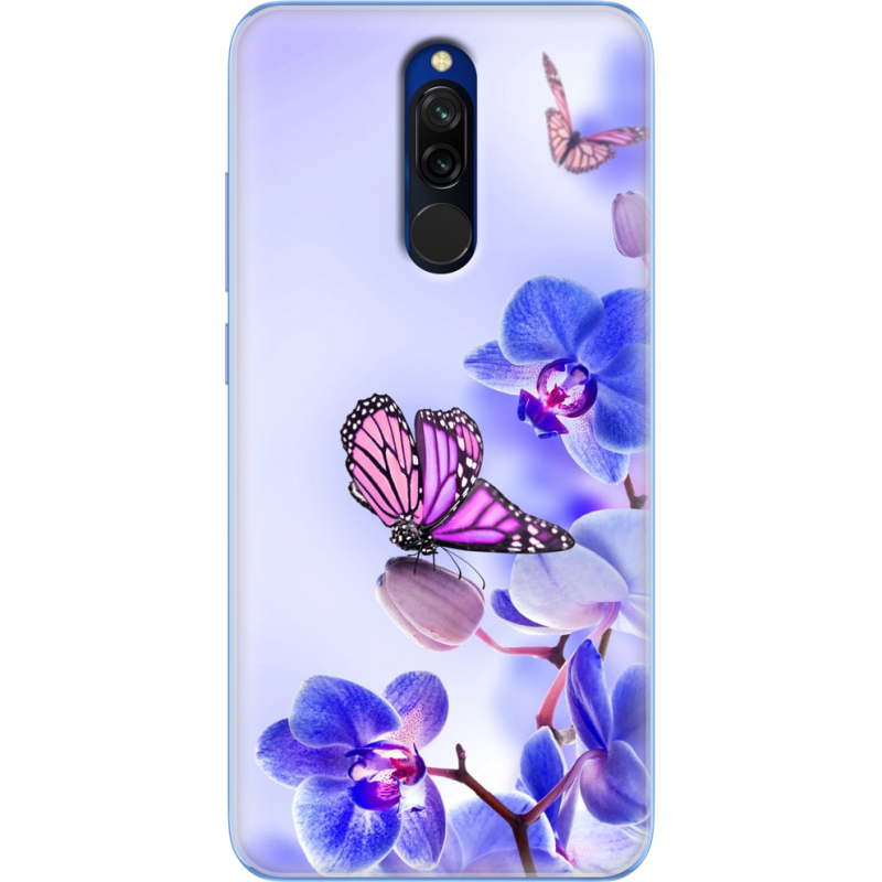 Чехол Uprint Xiaomi Redmi 8 Orchids and Butterflies