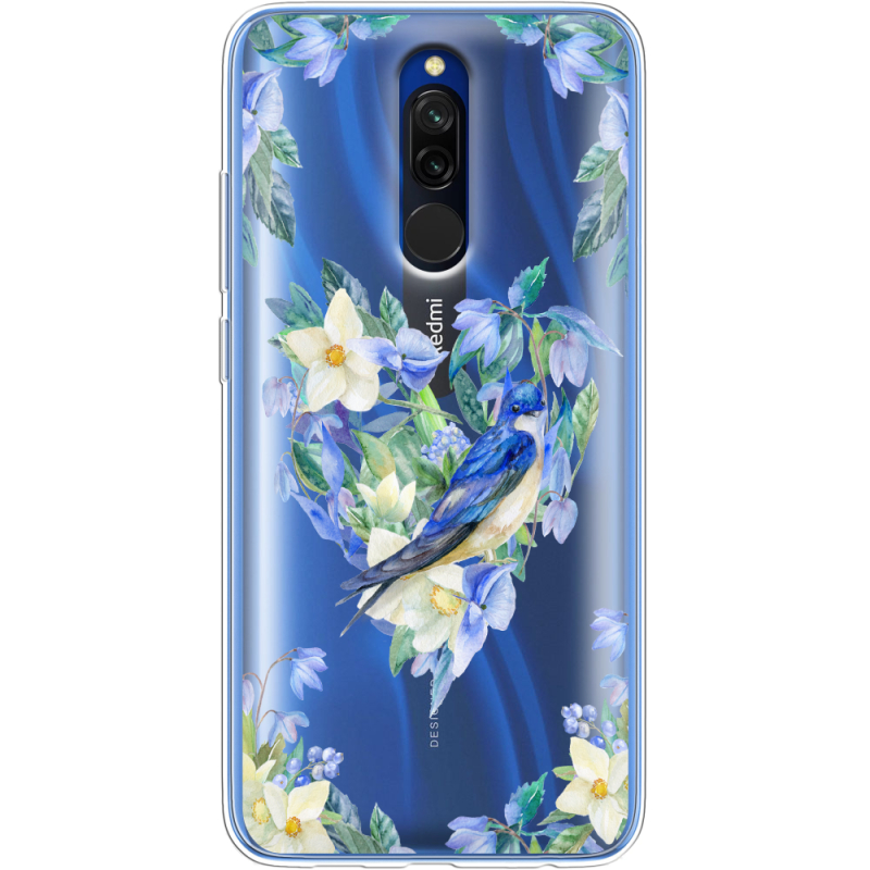 Прозрачный чехол Uprint Xiaomi Redmi 8 Spring Bird