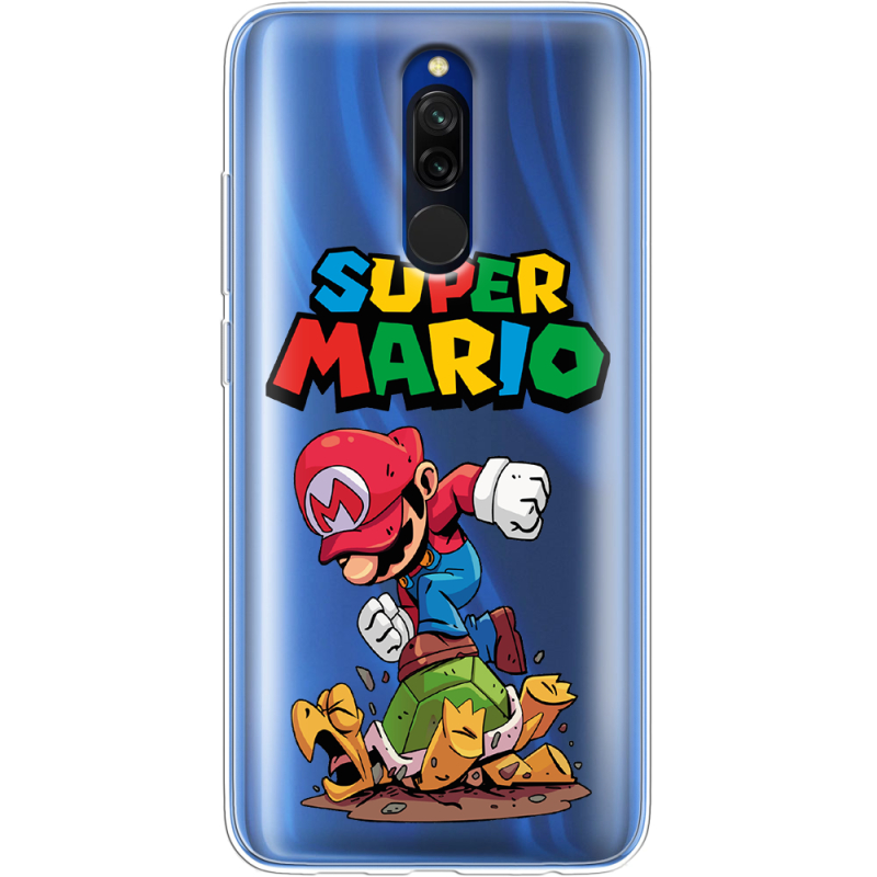 Прозрачный чехол Uprint Xiaomi Redmi 8 Super Mario