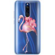 Прозрачный чехол Uprint Xiaomi Redmi 8 Floral Flamingo
