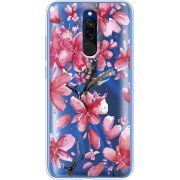 Прозрачный чехол Uprint Xiaomi Redmi 8 Pink Magnolia