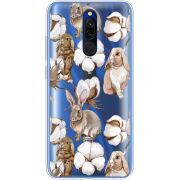 Прозрачный чехол Uprint Xiaomi Redmi 8 Cotton and Rabbits