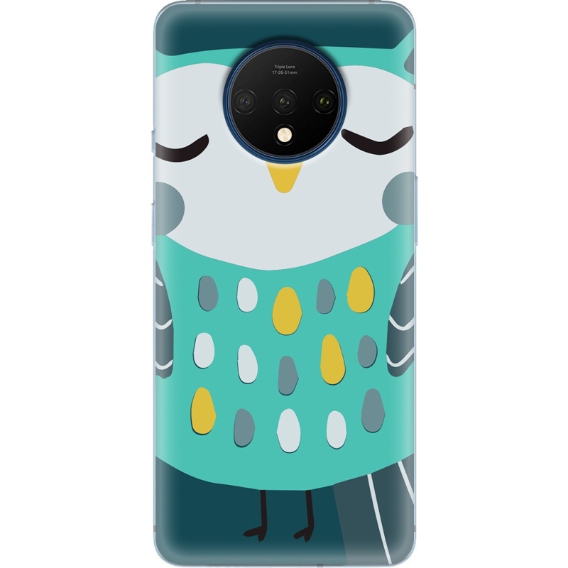 Чехол Uprint OnePlus 7T Green Owl