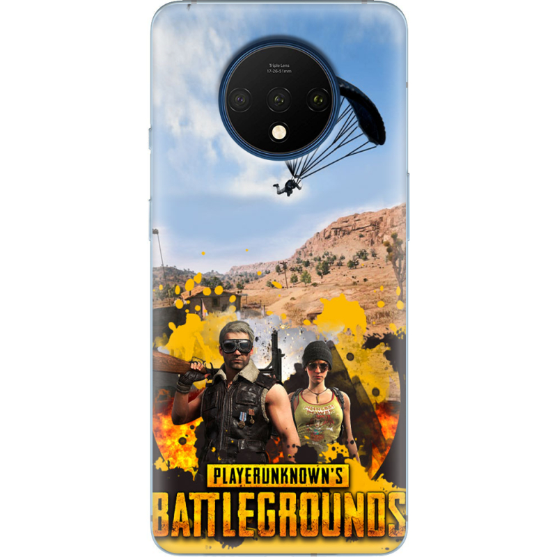 Чехол Uprint OnePlus 7T Pubg parachute