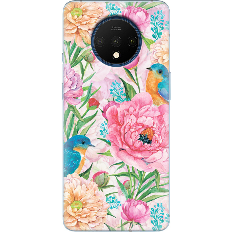 Чехол Uprint OnePlus 7T Birds in Flowers