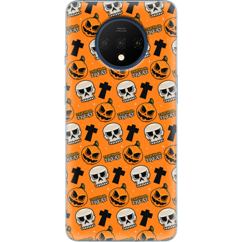 Чехол Uprint OnePlus 7T Halloween Trick or Treat