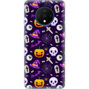Чехол Uprint OnePlus 7T Halloween Purple Mood
