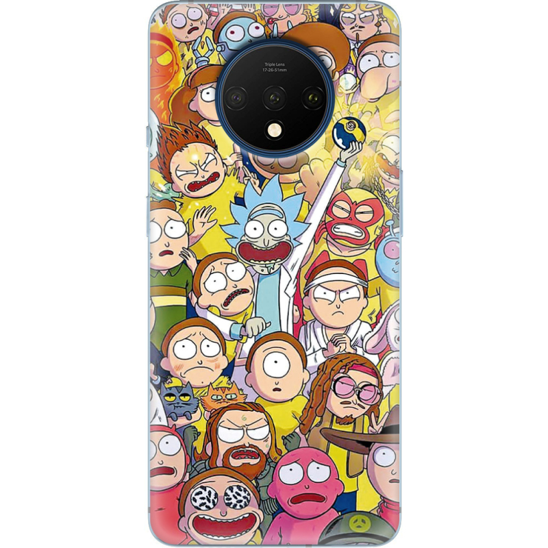 Чехол Uprint OnePlus 7T Rick and Morty