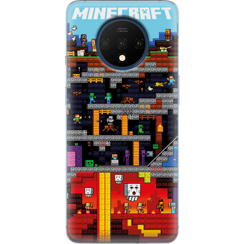 Чехол Uprint OnePlus 7T Minecraft Lode Runner