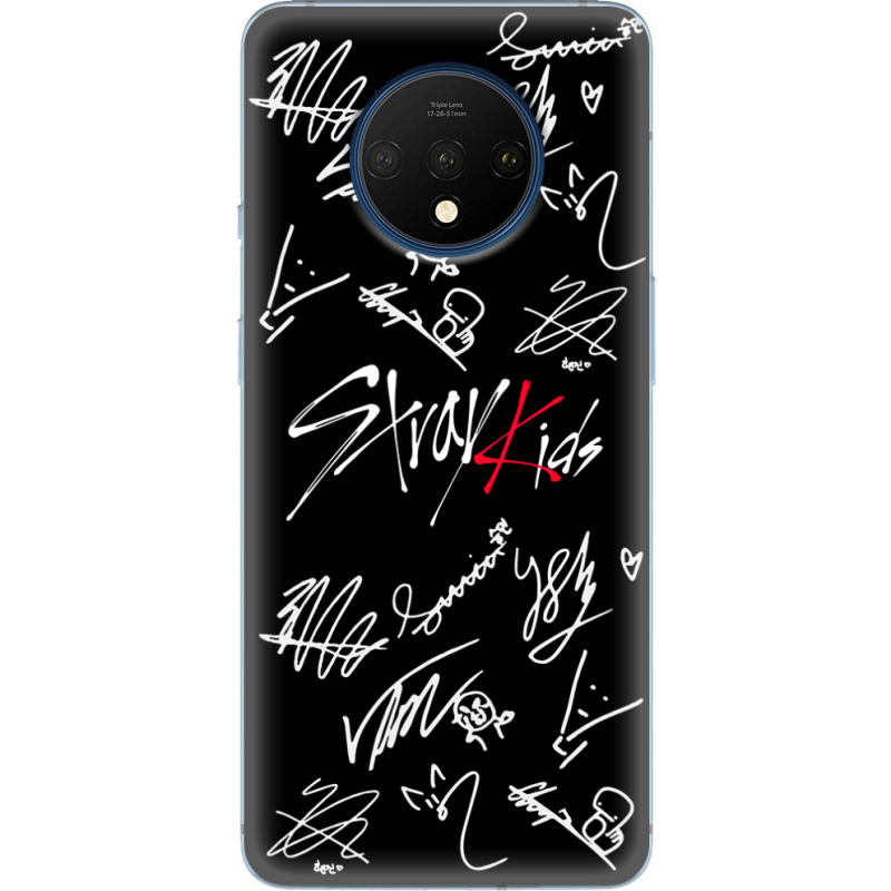 Чехол Uprint OnePlus 7T Stray Kids автограф