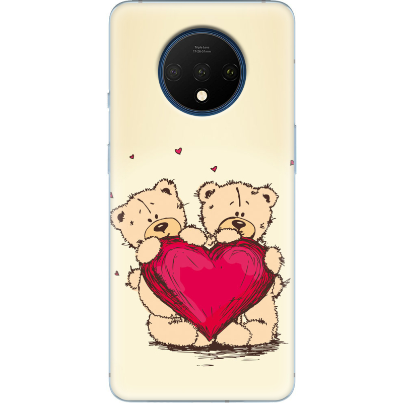 Чехол Uprint OnePlus 7T Teddy Bear Love