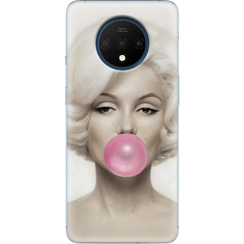 Чехол Uprint OnePlus 7T Marilyn Monroe Bubble Gum