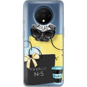 Прозрачный чехол Uprint OnePlus 7T Fashion Pug