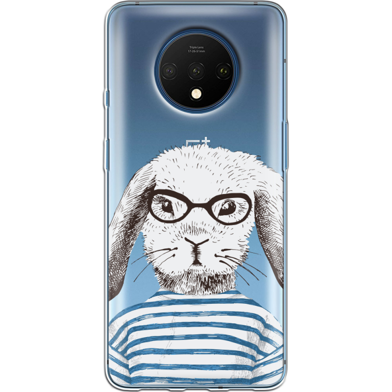 Прозрачный чехол Uprint OnePlus 7T MR. Rabbit