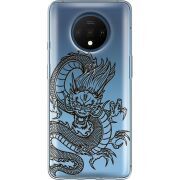 Прозрачный чехол Uprint OnePlus 7T Chinese Dragon