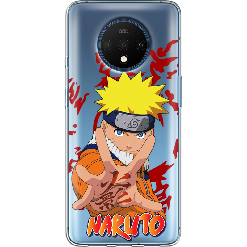 Прозрачный чехол Uprint OnePlus 7T Naruto
