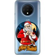 Прозрачный чехол Uprint OnePlus 7T Cool Santa