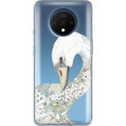 Прозрачный чехол Uprint OnePlus 7T Swan