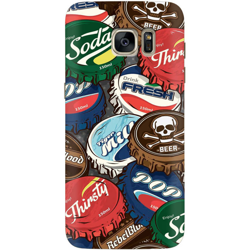 Чехол Uprint Samsung G930 Galaxy S7 Drink Lids