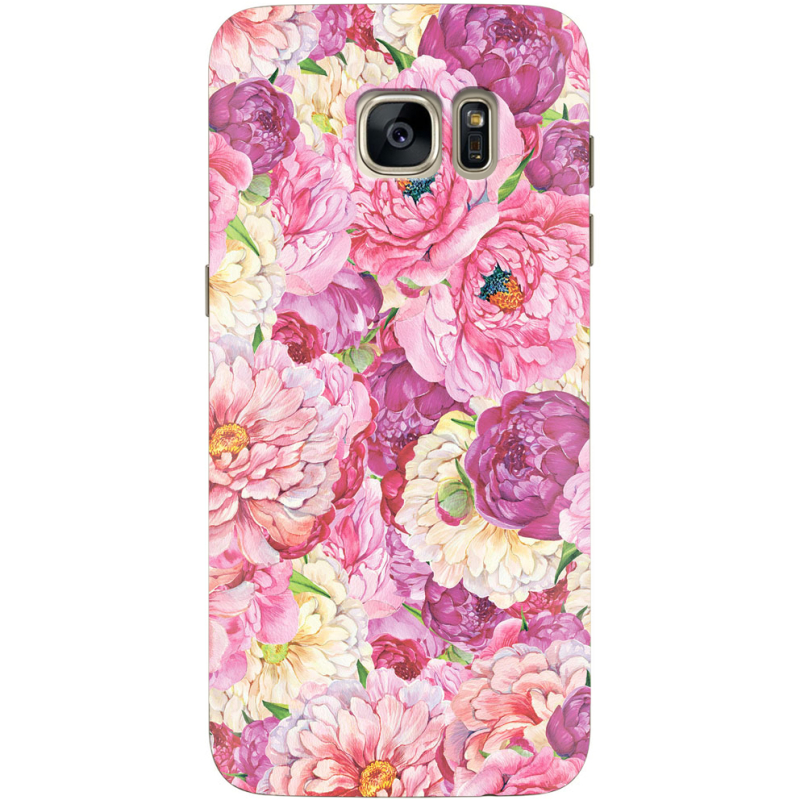 Чехол Uprint Samsung G930 Galaxy S7 Pink Peonies