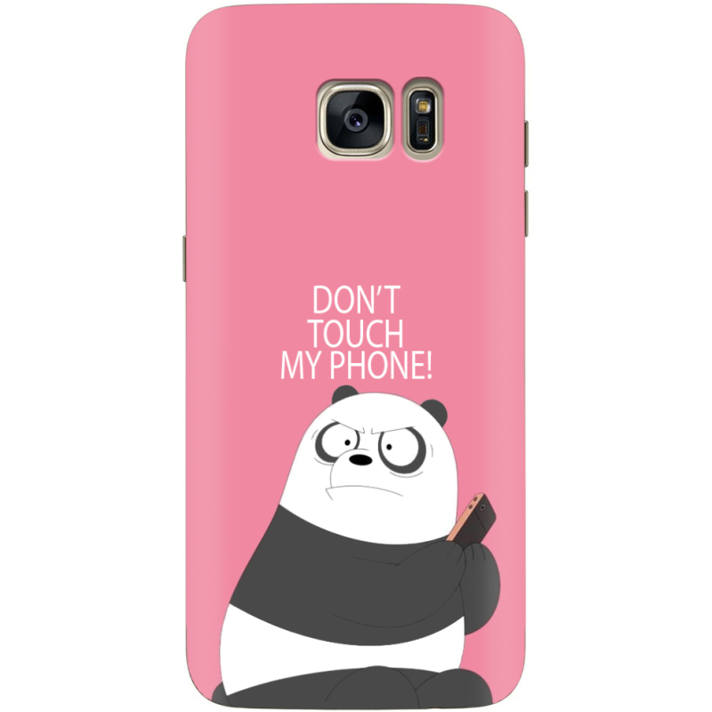 Чехол Uprint Samsung G930 Galaxy S7 Dont Touch My Phone Panda