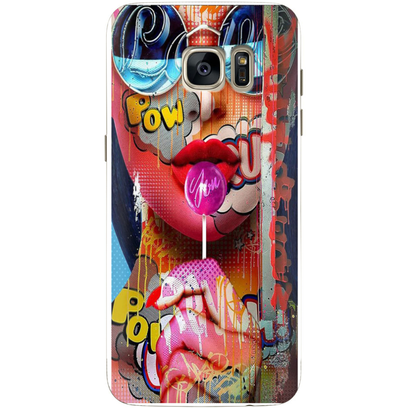 Чехол Uprint Samsung G930 Galaxy S7 Colorful Girl