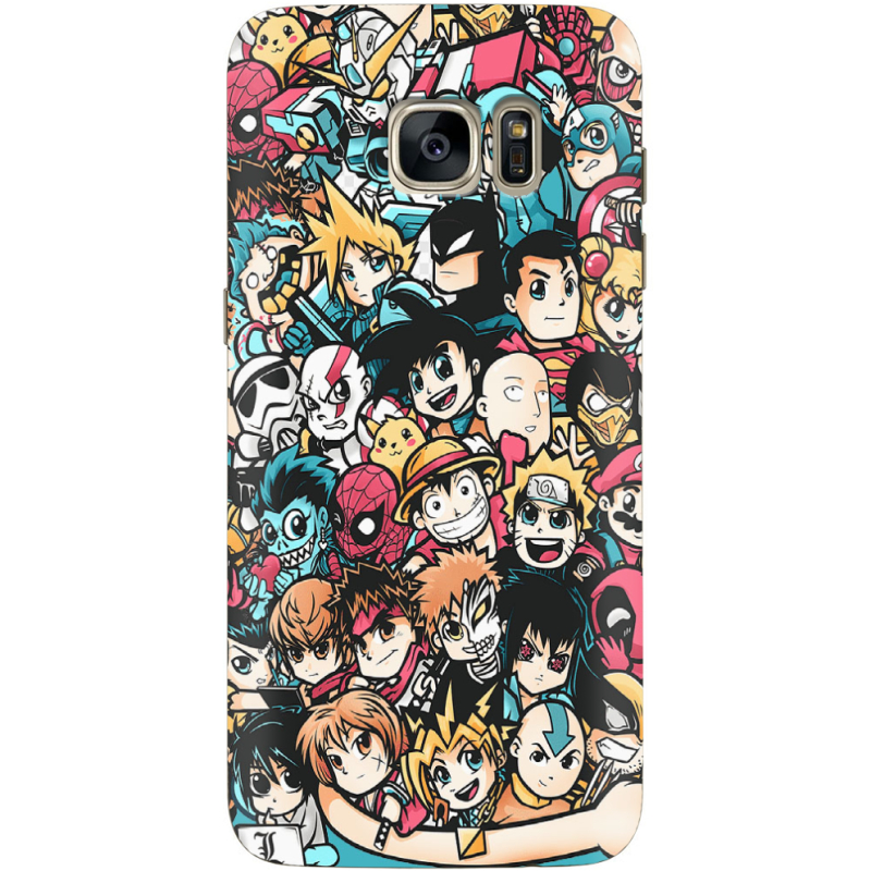 Чехол Uprint Samsung G930 Galaxy S7 Anime Stickers