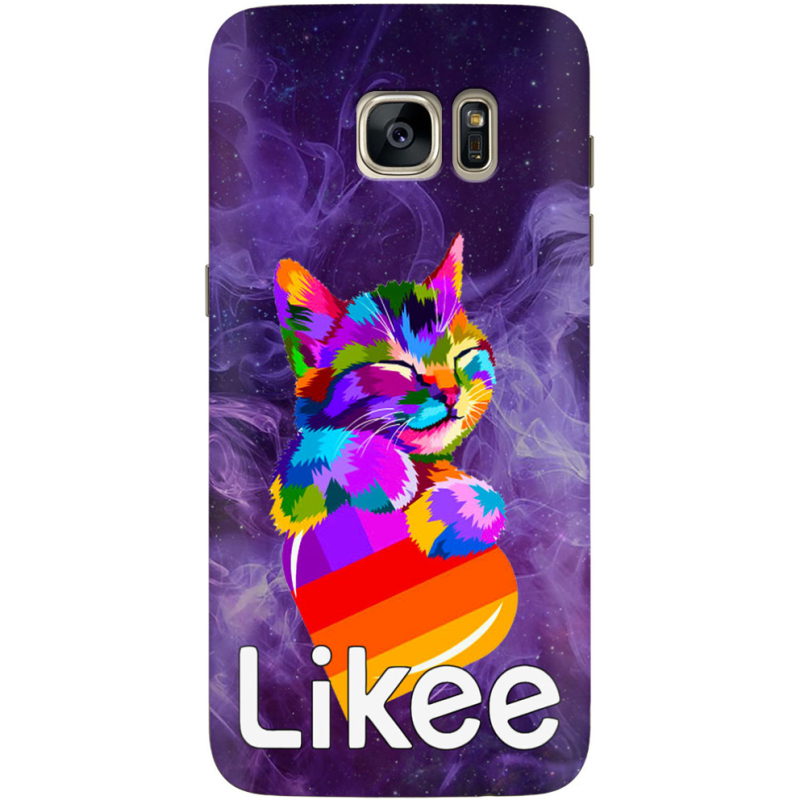 Чехол Uprint Samsung G930 Galaxy S7 Likee Cat