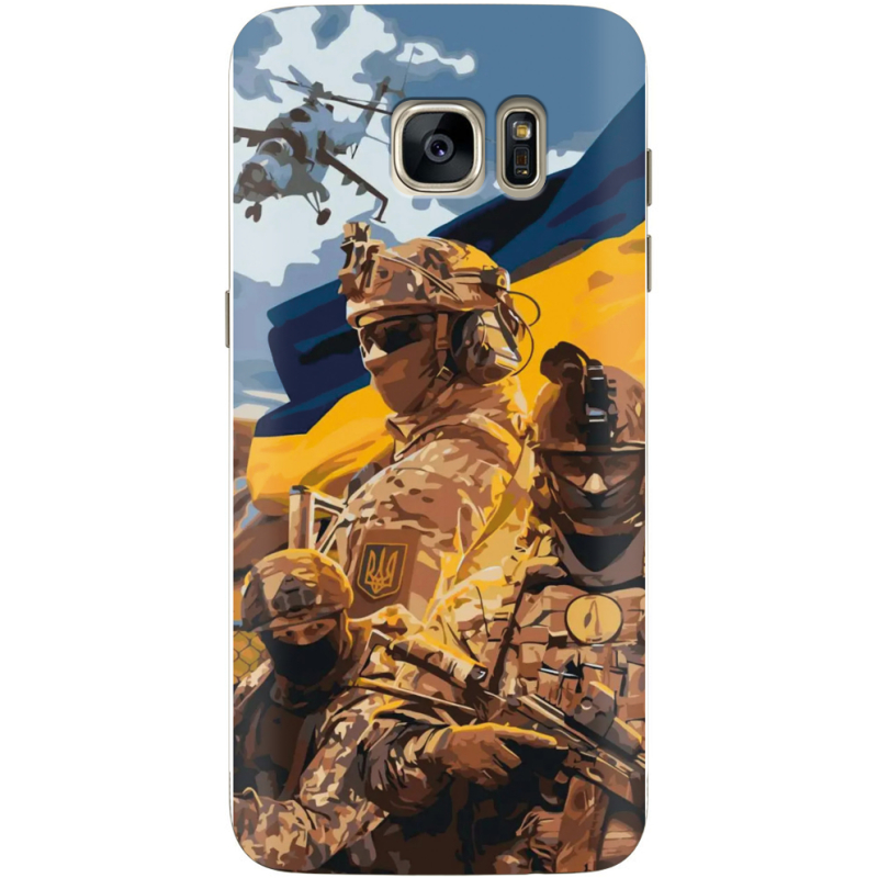 Чехол Uprint Samsung G930 Galaxy S7 Воїни ЗСУ
