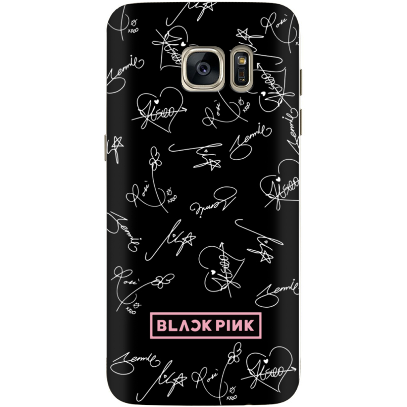 Чехол Uprint Samsung G930 Galaxy S7 Blackpink автограф