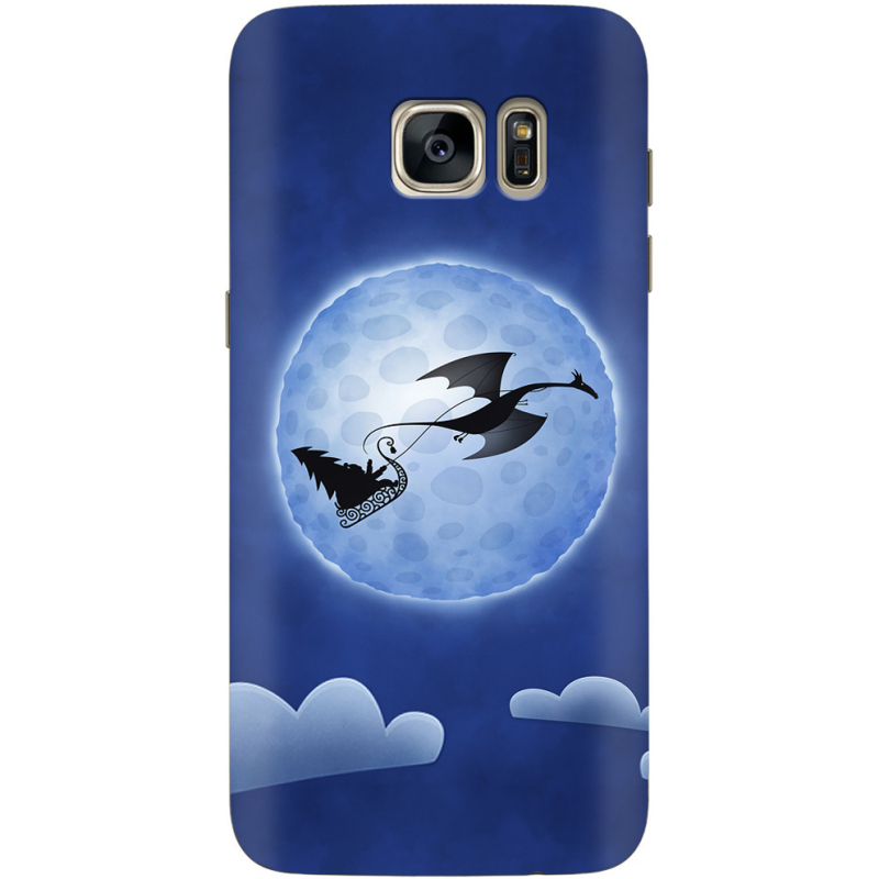 Чехол Uprint Samsung G930 Galaxy S7 Christmas Dragon