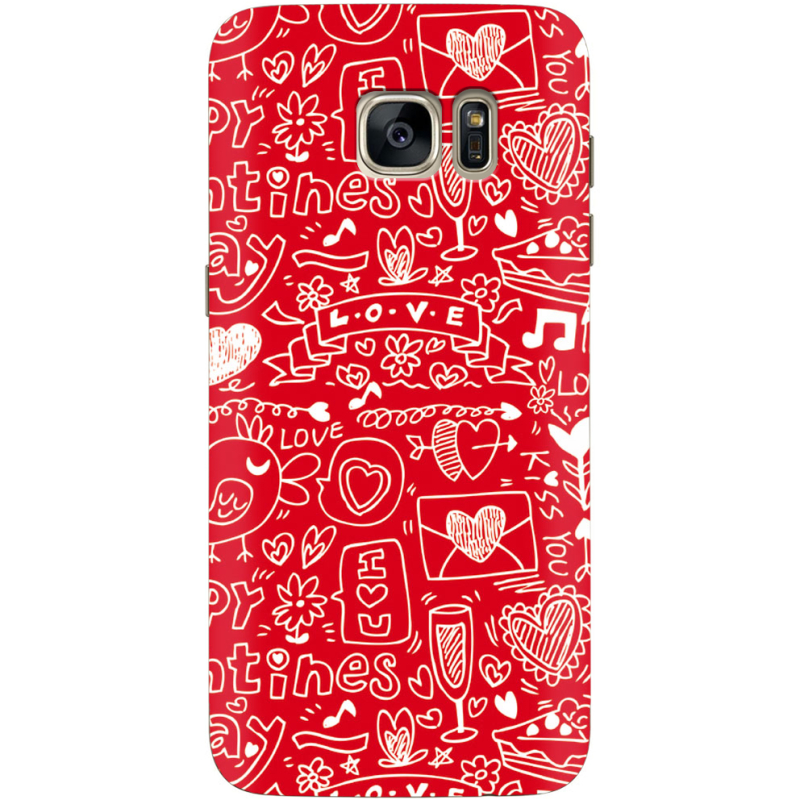 Чехол Uprint Samsung G930 Galaxy S7 Happy Valentines