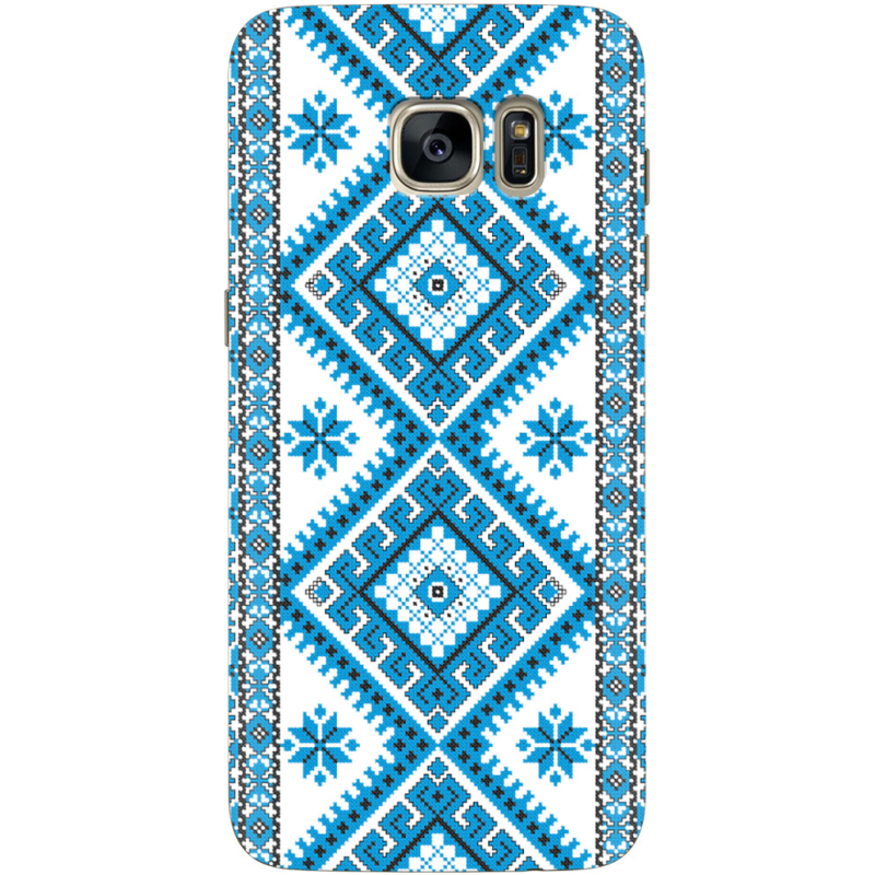 Чехол Uprint Samsung G930 Galaxy S7 Блакитний Орнамент