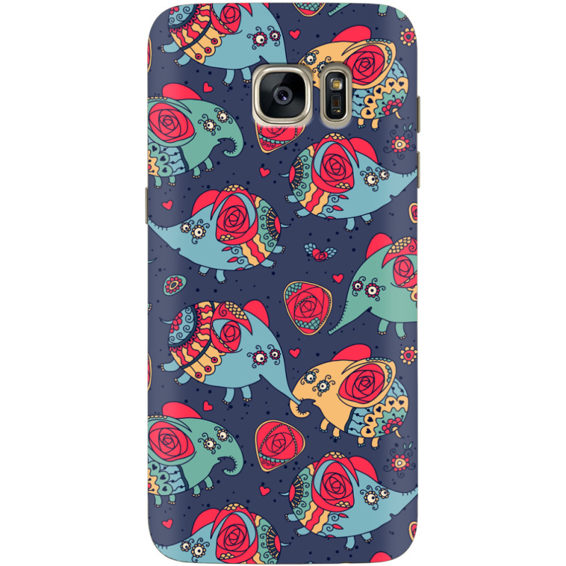 Чехол Uprint Samsung G930 Galaxy S7 Flying Elephants