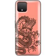 Прозрачный чехол Uprint Google Pixel 4 Chinese Dragon