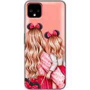 Прозрачный чехол Uprint Google Pixel 4 XL Mouse Girls