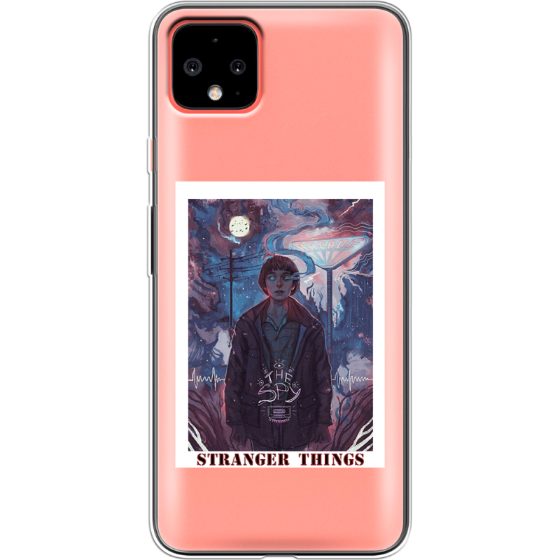 Прозрачный чехол Uprint Google Pixel 4 XL Stranger Things