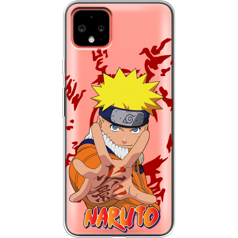 Прозрачный чехол Uprint Google Pixel 4 XL Naruto